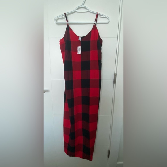 Old Navy Plaid Dress Size Small/Tall BNWT - Picture 3 of 7